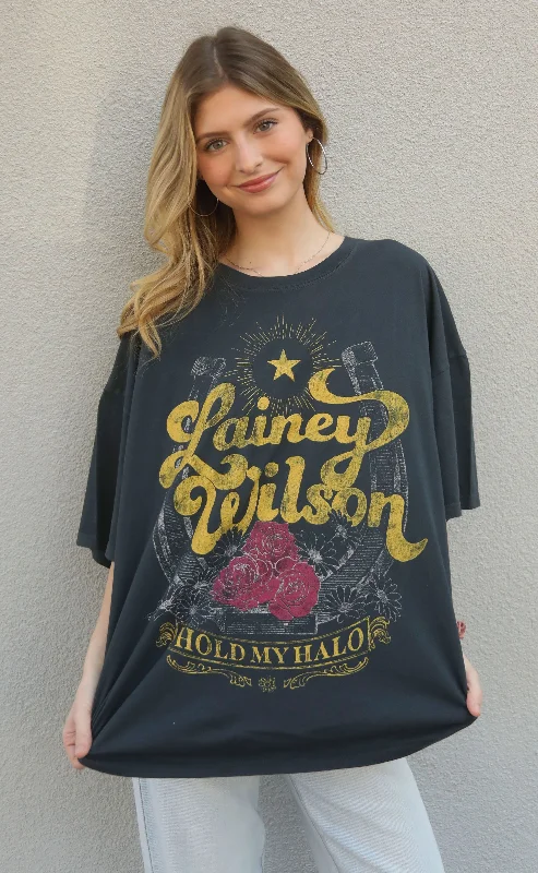 daydreamer: lainey wilson hold my halo tee