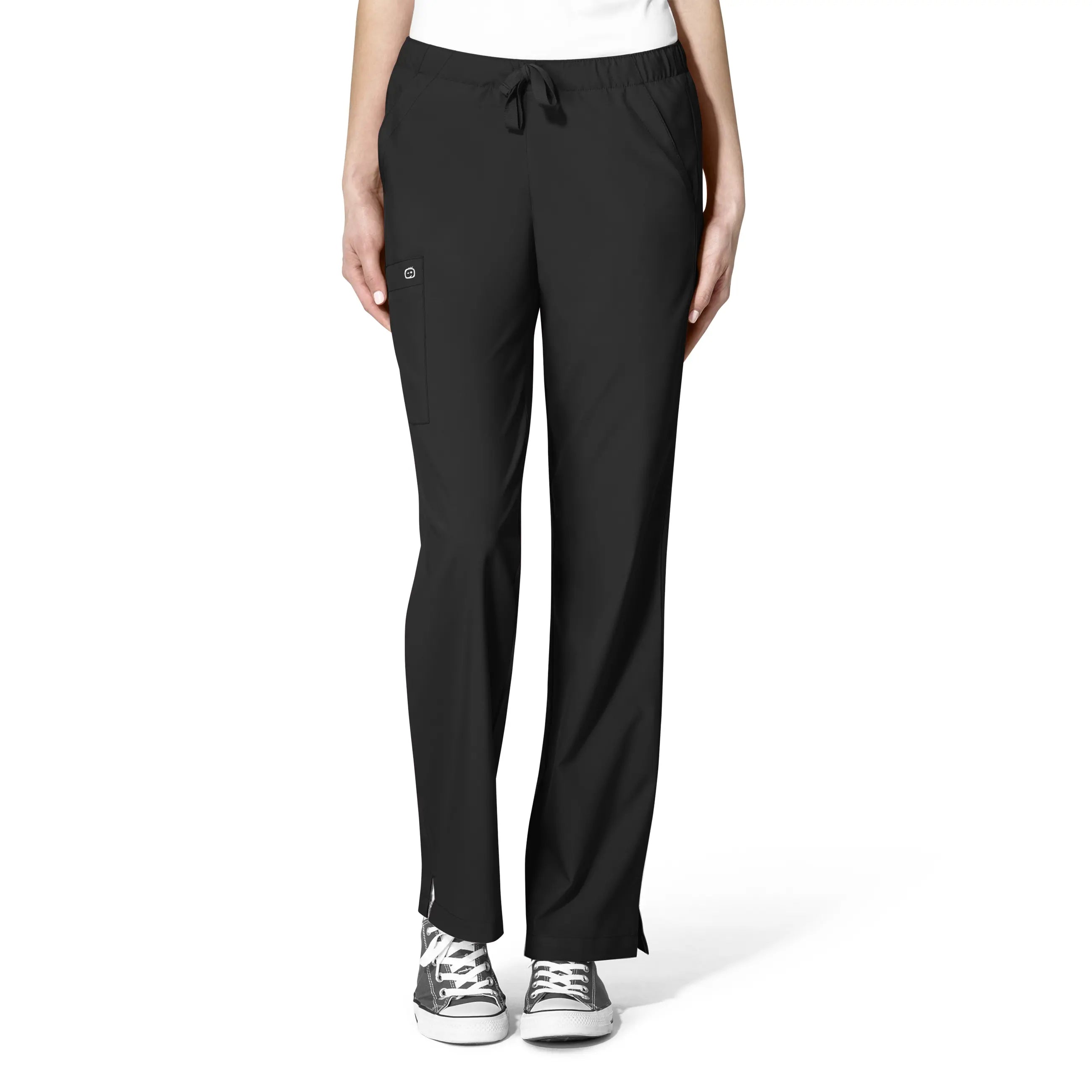 Wink Women's Drawstring Scrub Pant - Black