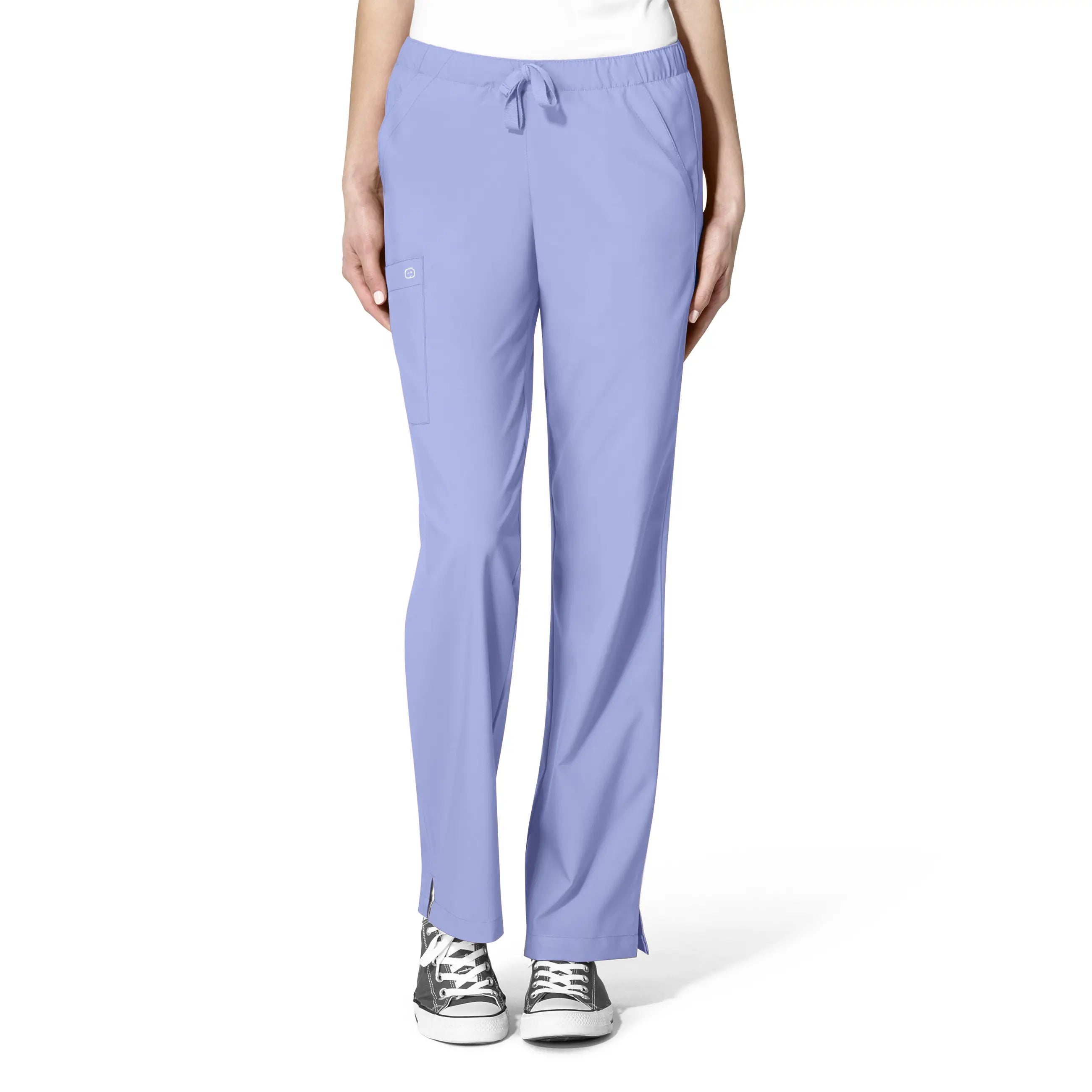 Wink Women's Drawstring Scrub Pant - Ceil Blue