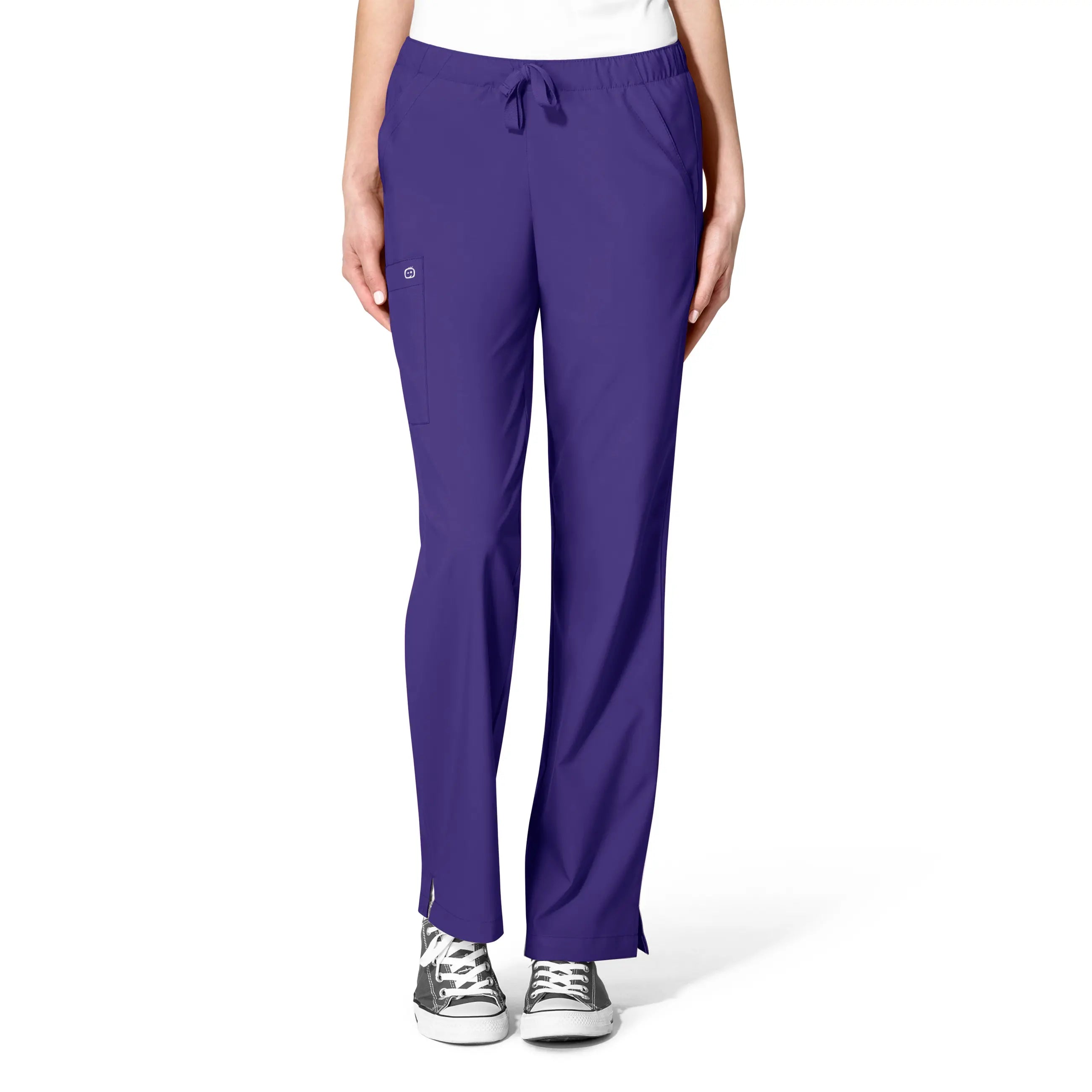 Wink Women's Drawstring Scrub Pant - Grape