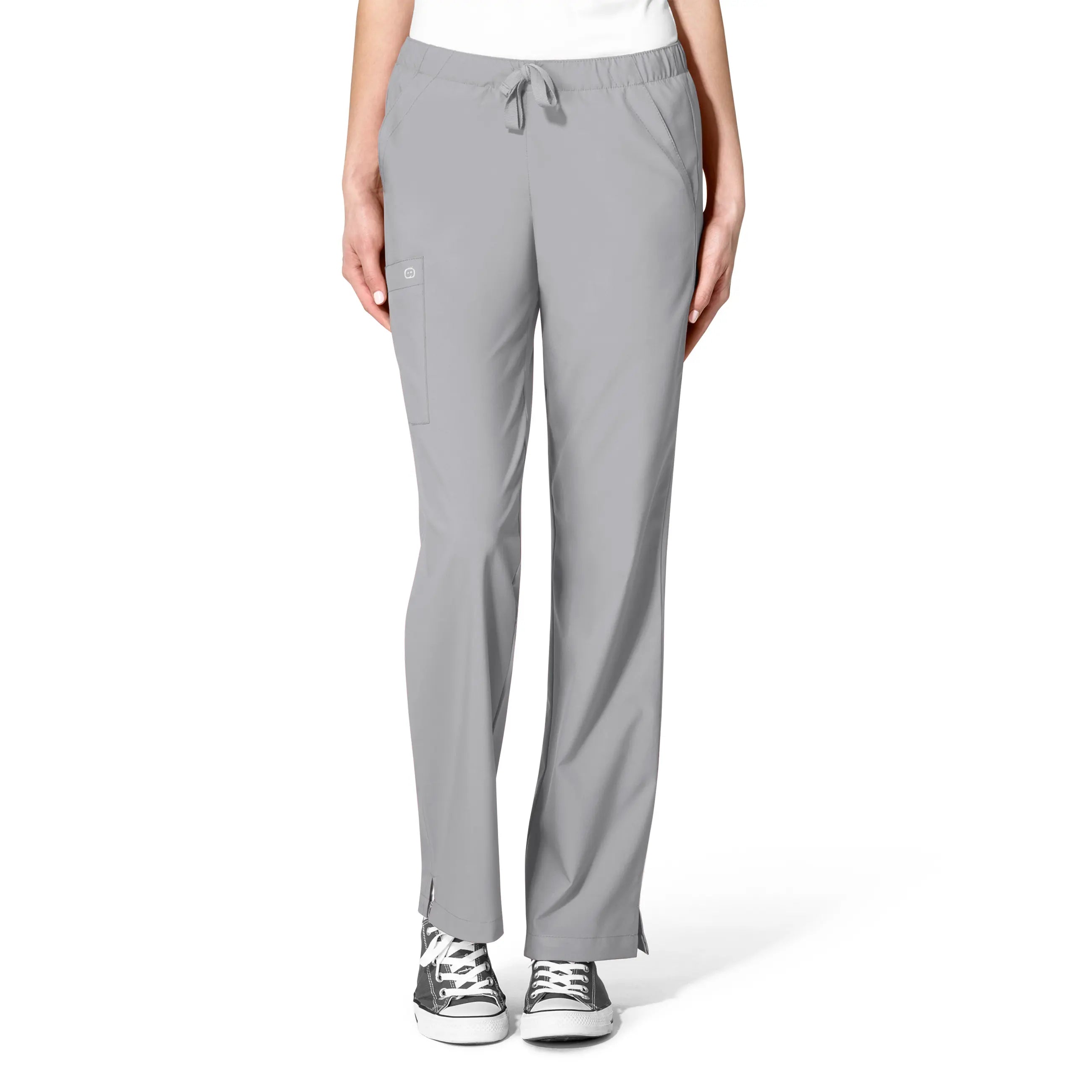 Wink Women's Drawstring Scrub Pant - Grey