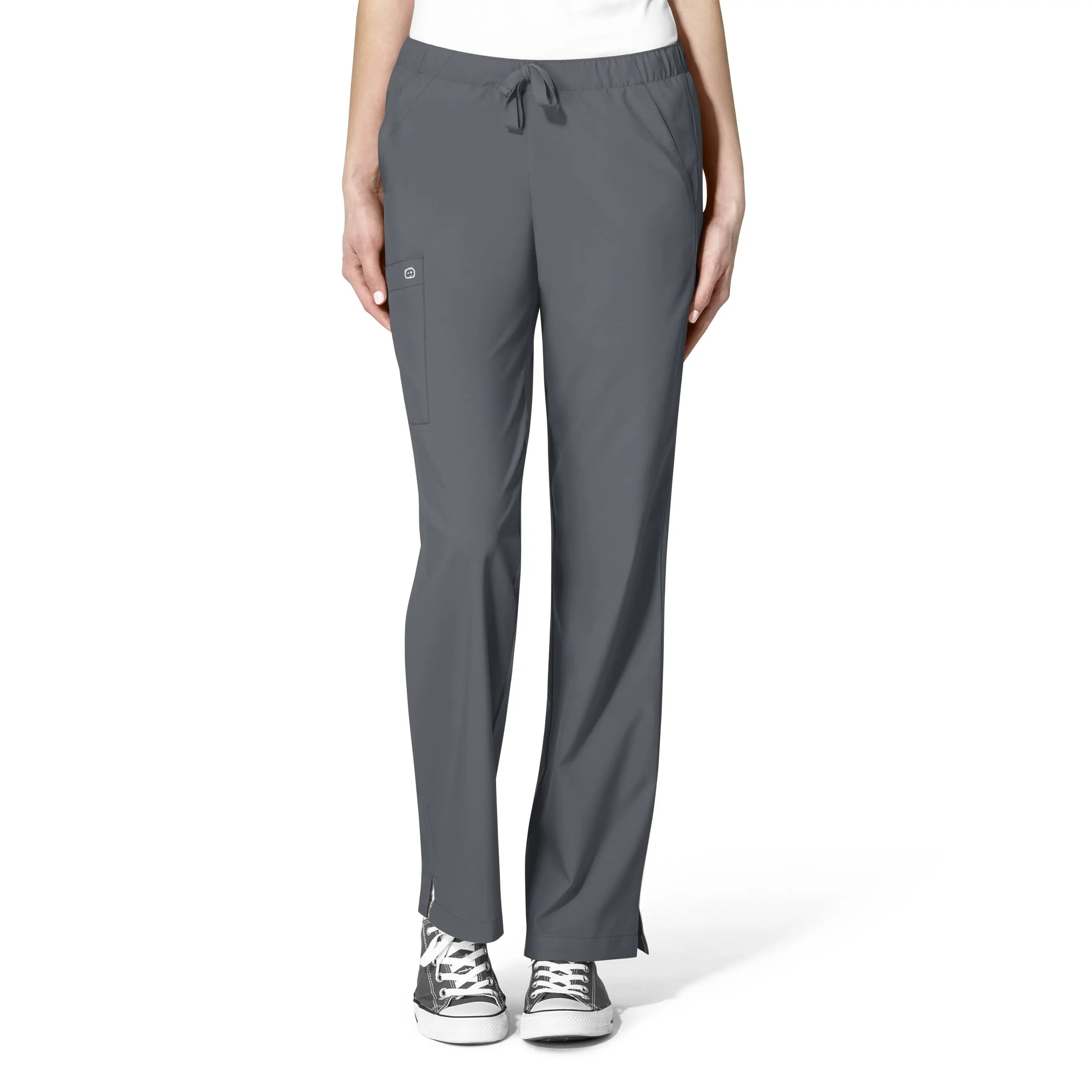 Wink Women's Drawstring Scrub Pant - Pewter