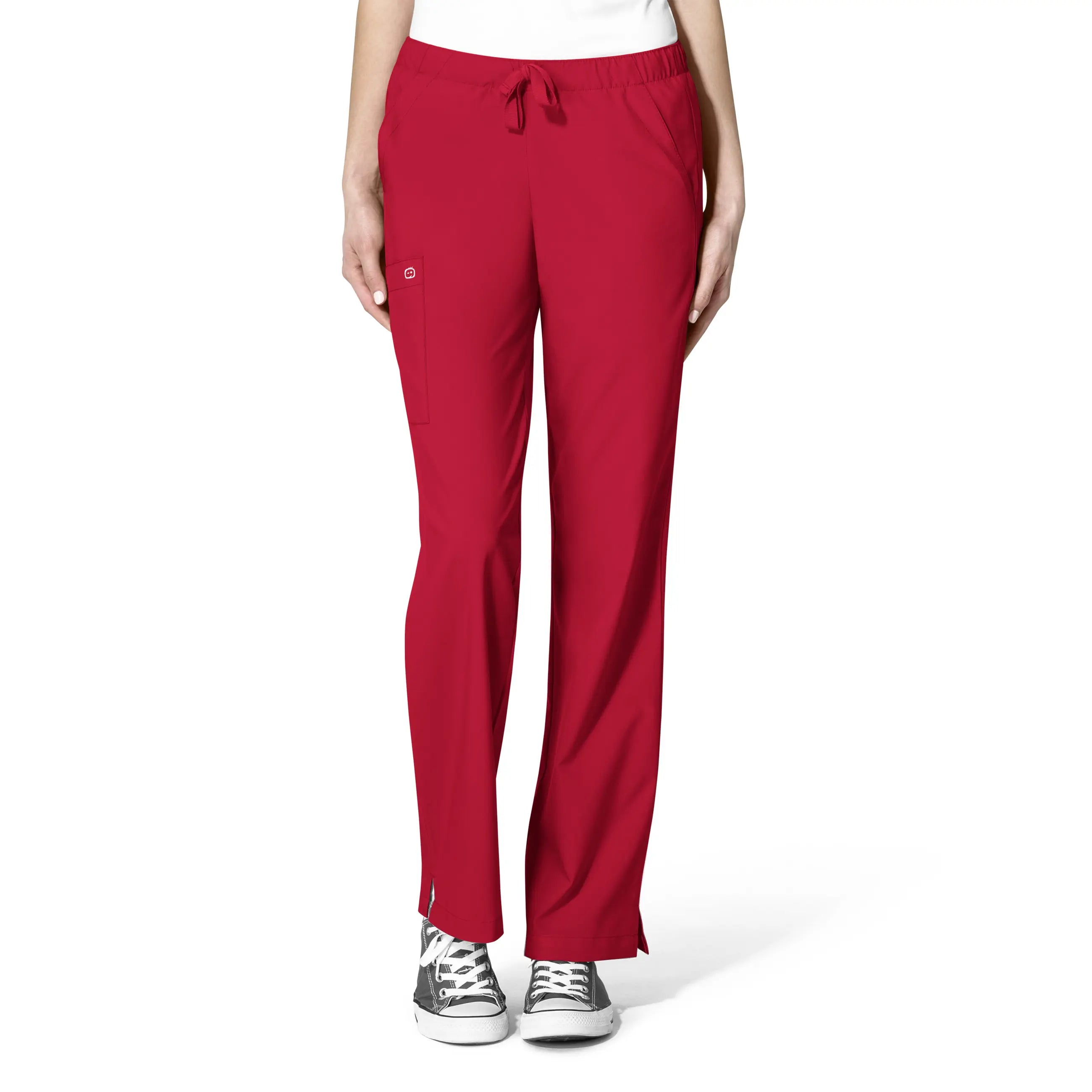 Wink Women's Drawstring Scrub Pant - Red