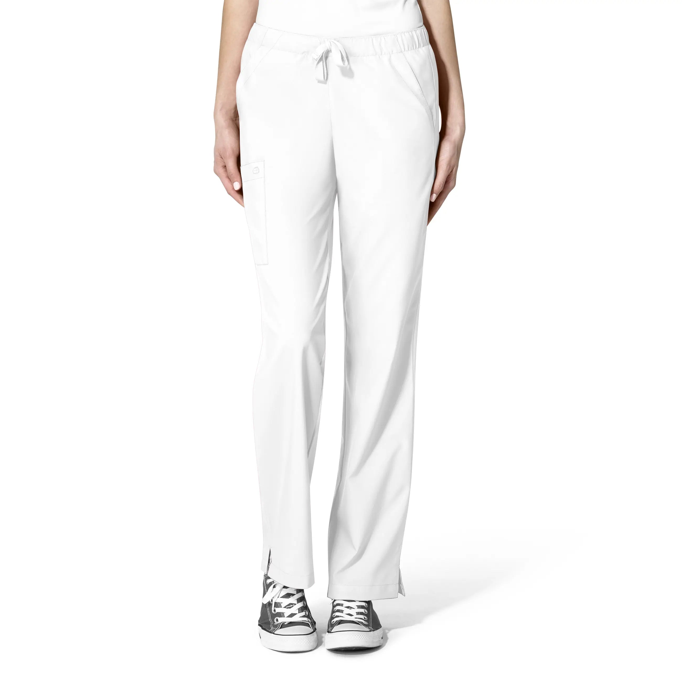 Wink Women's Drawstring Scrub Pant - White