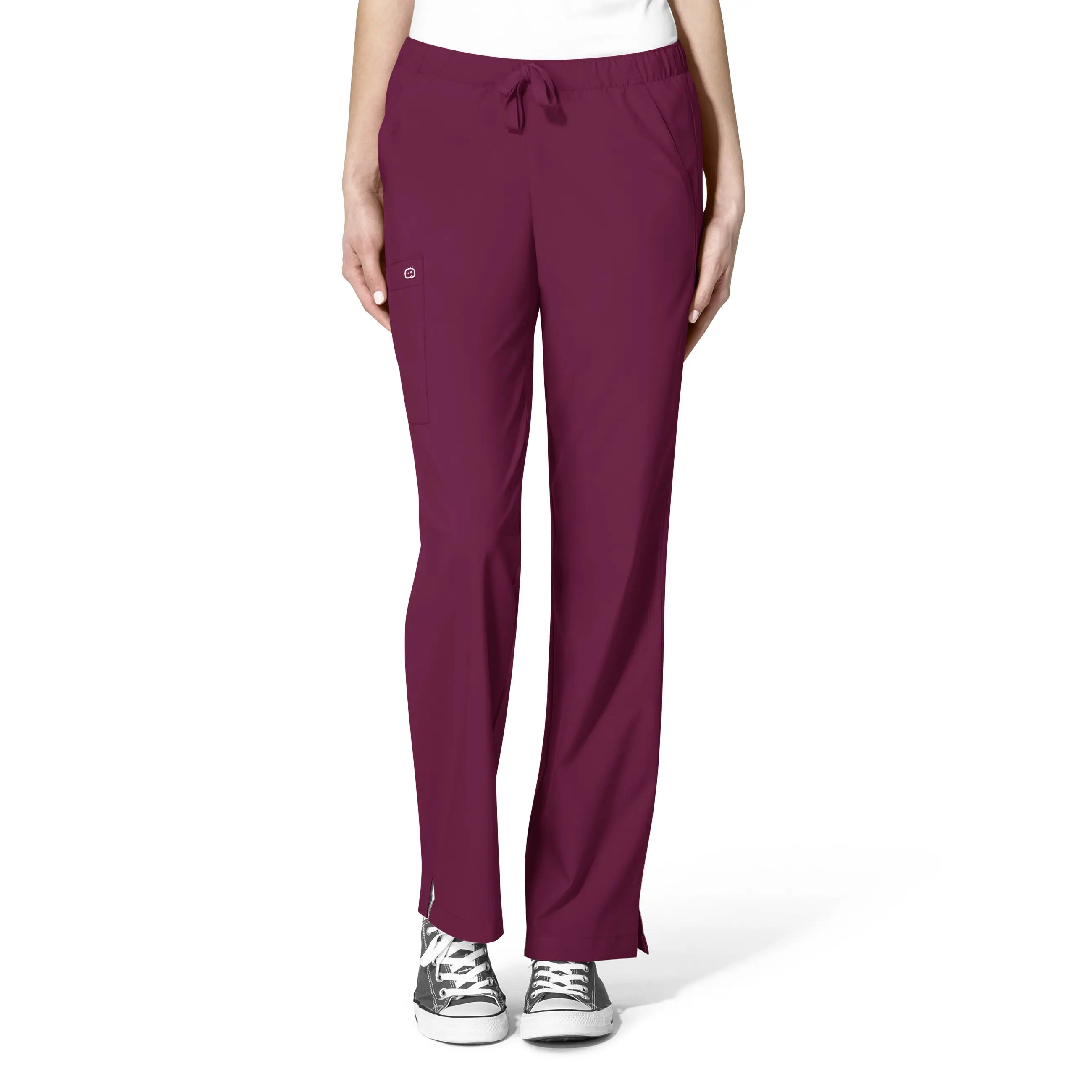 Wink Women's Drawstring Scrub Pant - Wine