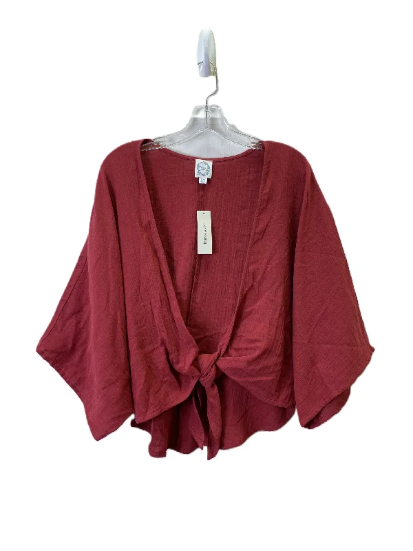 Cardigan By Blue Rain In Red, Size: S