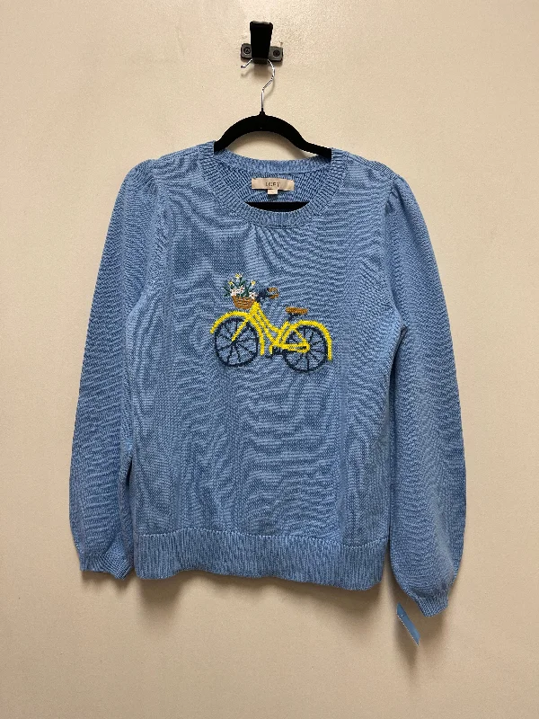 Sweater By Loft In Blue, Size: L