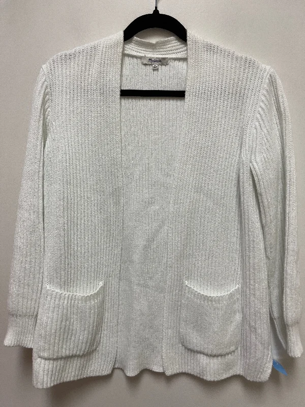 Sweater Cardigan By Madewell In White, Size: Xs