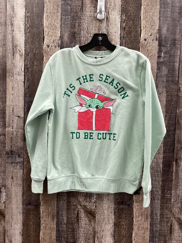 Sweatshirt Crewneck By Cme In Green, Size: S