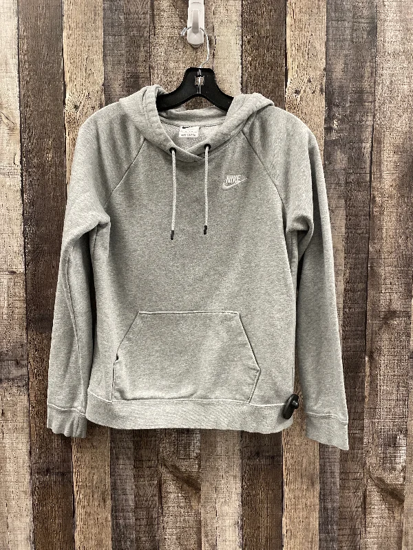 Sweatshirt Hoodie By Nike In Grey, Size: Xs