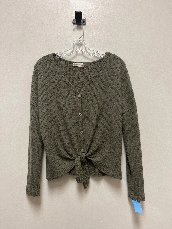 Top Long Sleeve By Altard State In Green, Size: S